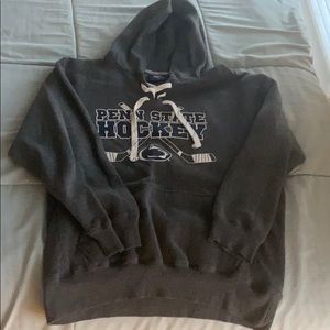 penn state lace up sweatshirt
